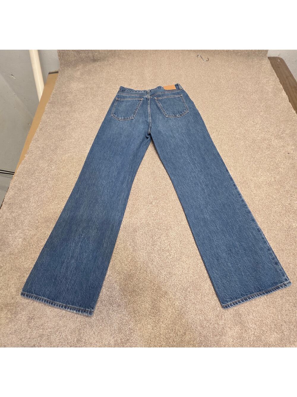 Indie sleaze Denim Forum The Farrah Hi-Rise Wide Leg Jeans 29x30 Aritzia indigo
